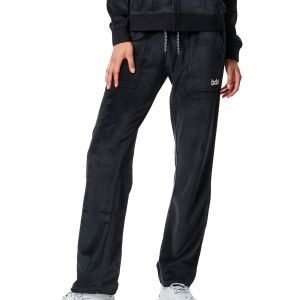 Body Action Basic Women's Velour Pants 021436-01-Black