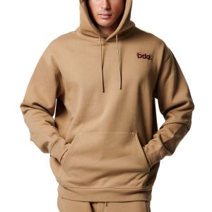 Body Action Pullover Men's Hoodie 063421-01-NaturalMocha