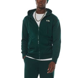 Body Action Sportswear Full-Zip Men's Hoodie 073221-01-DarkGreen