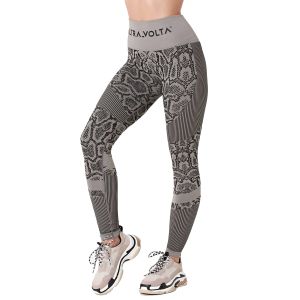 Altra-Volta Cozy Comfort SnakePrint Knitted Women's Leggings B314K-GRE