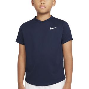 NikeCourt Dri-FIT Victory Big Kids' Short-Sleeve Tennis Top cv7565-451