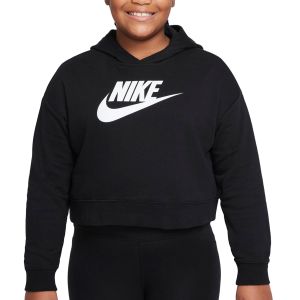 Nike Sportswear Club Big Kids French Terry Cropped Hoodie DC7210-010