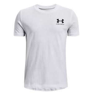 Under Armour Sportstyle Left Chest SS Boy's Shirt 1363280-100