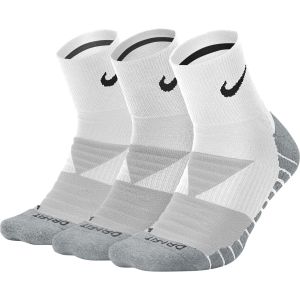 Nike Dry Cushion Unisex Quarter Training Socks x 3 SX5549-100