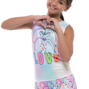 Παιδική Αμάνικη Μπλούζα Τένις Lucky In Love Going Wild Tie Back T211-E92955