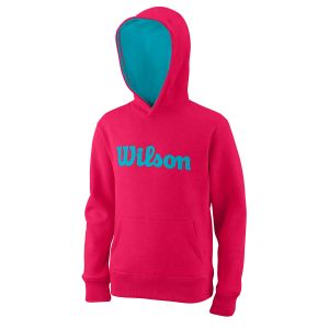 Wilson Script Cotton Girl's Pullover Hoodie WRA769221