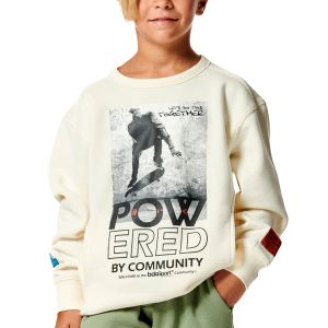 Body Action Boy's Round Neck Sweatshirt 064403-01-SugarEcru