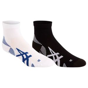 Asics Cushion Run Quarter Socks x 2 3013A800-001